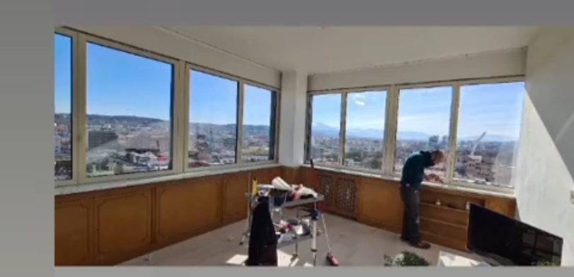 Serramenti installati in un ambiente panoramico